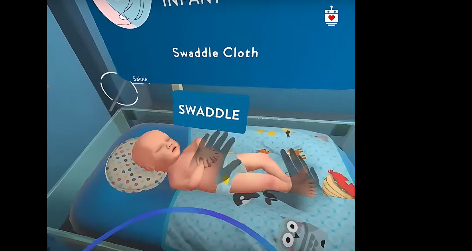Neonatal Nursing Care Training in VR - View 3