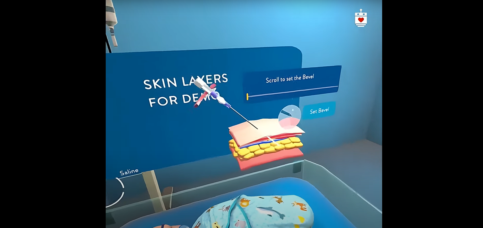 Neonatal Nursing Care Training in VR - View 2