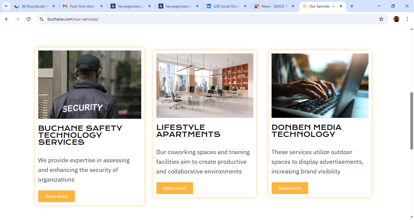 BUCHANE WEBSITE - View 2