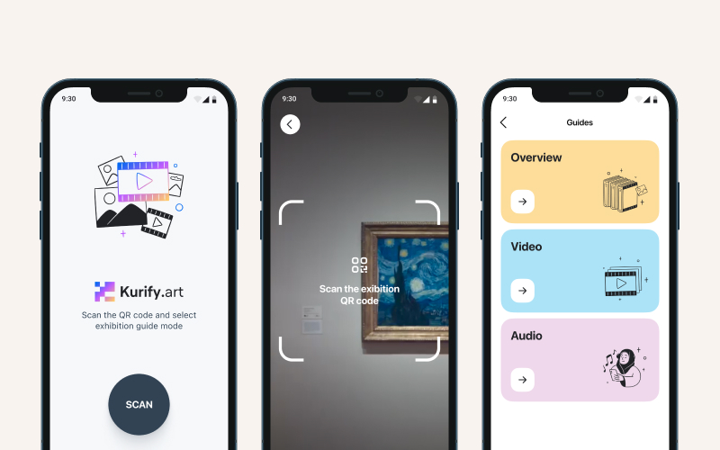 Kurify.art - Unique QR Codes for Smarter Events - View 1