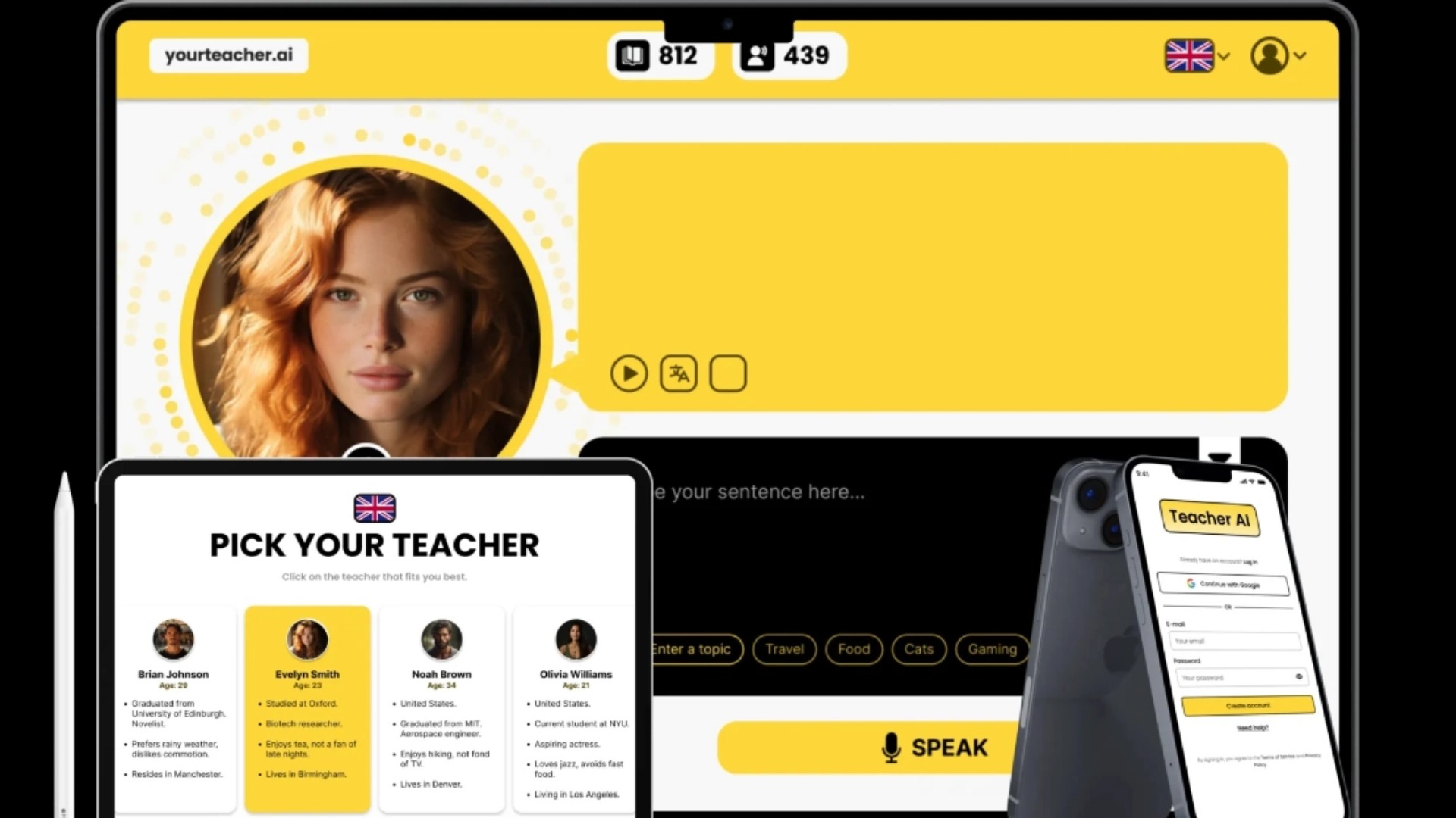 Teacher AI – AI-Powered Language Learning System