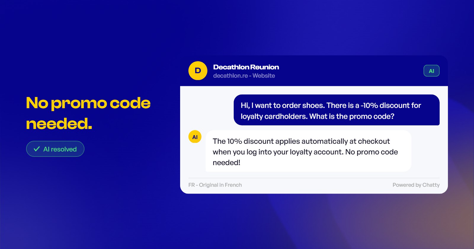 How Decathlon Automated 2,000+ Support Conversations with 96.6% Resolution Rate - View 3