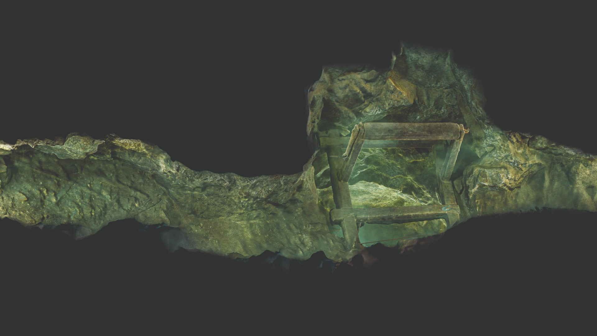 Underwater 3d scan render for an NGO