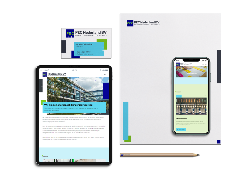 PEC Nederland / Huisstijl en maatwerk WordPress website - View 6