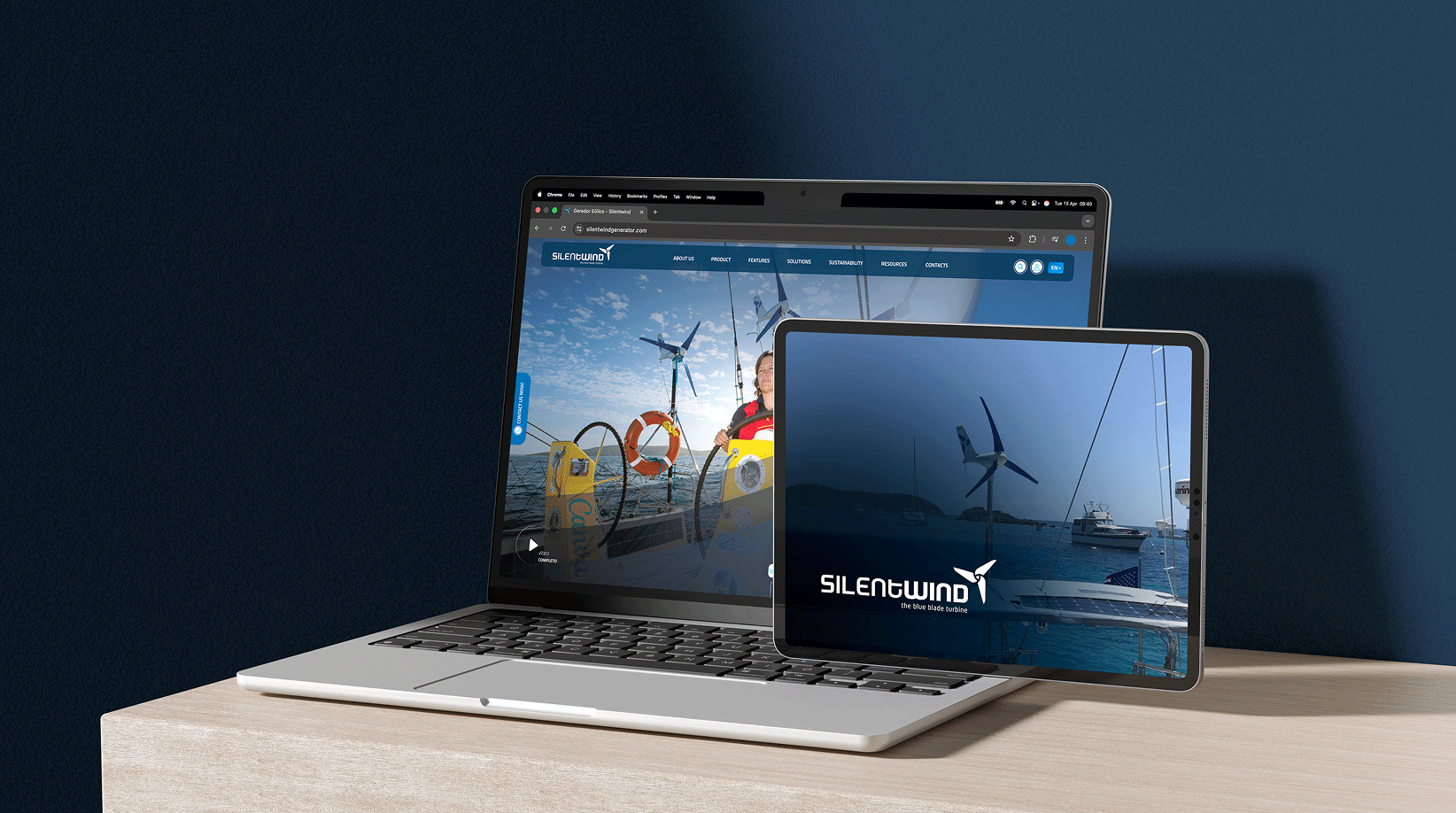 Silent Wind - Branding & Web Development - View 1