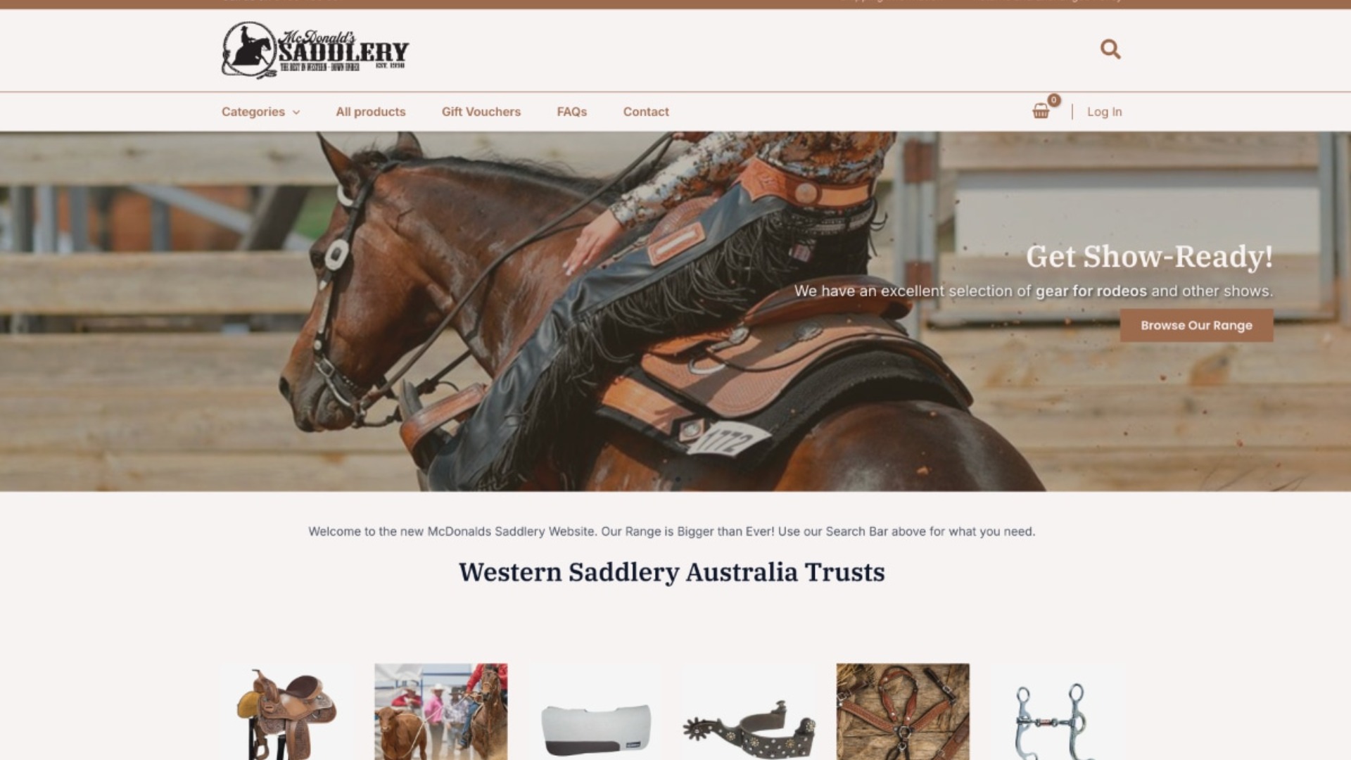 Online Saddlery Store