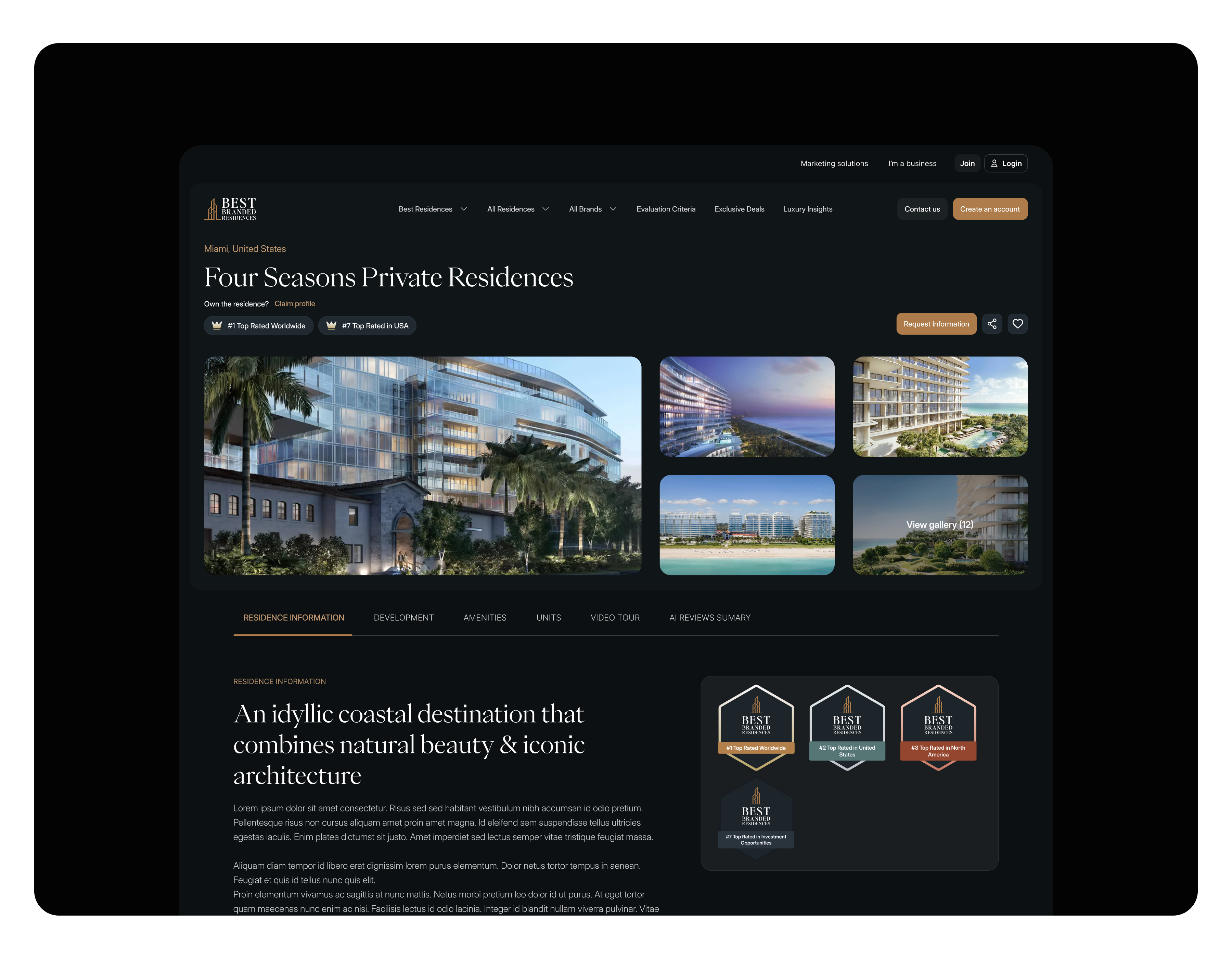 Best Branded Residence - Web Application - View 2